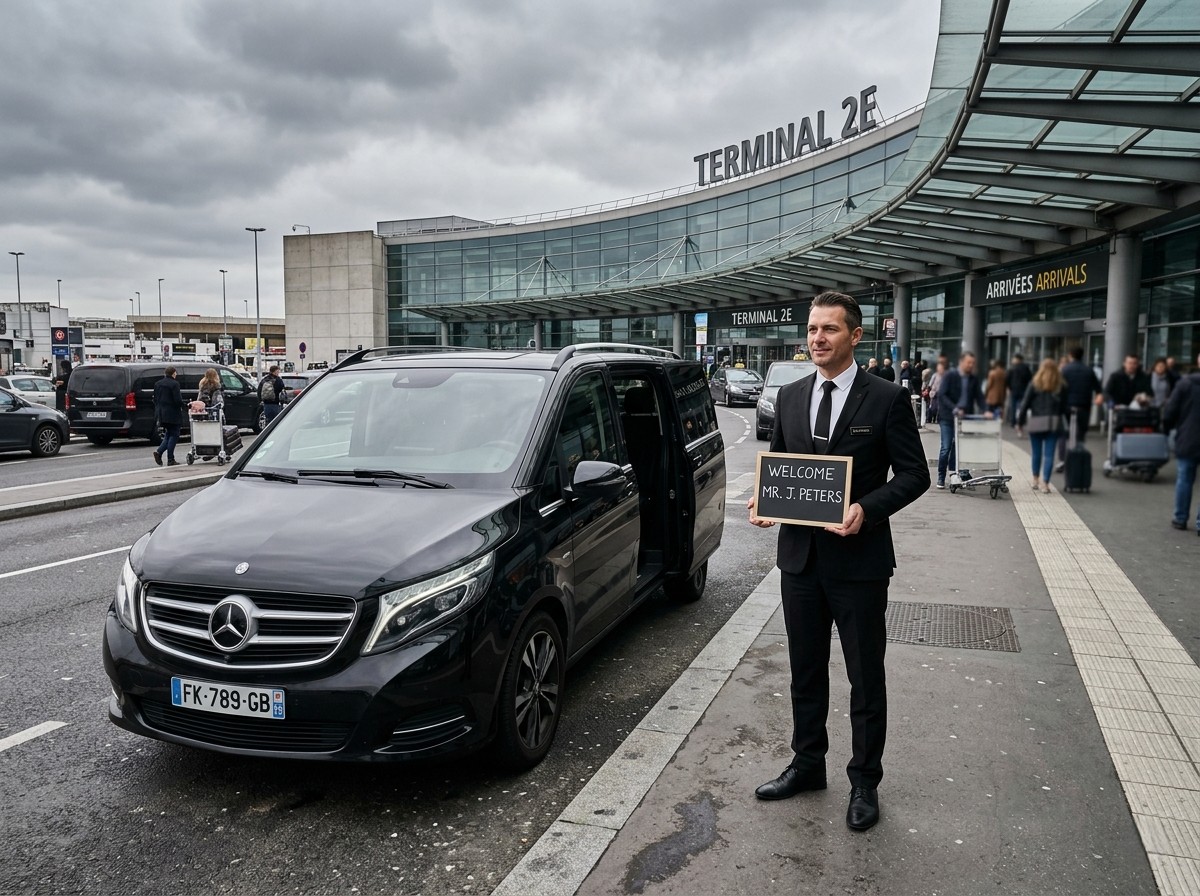 Transfert aéroport Paris — Cedars Mobility chauffeur privé